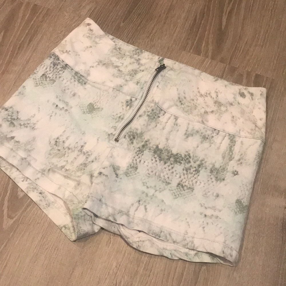 Snake Print Shorts